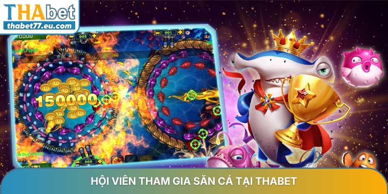 Hội viên tham gia săn cá tại Thabet