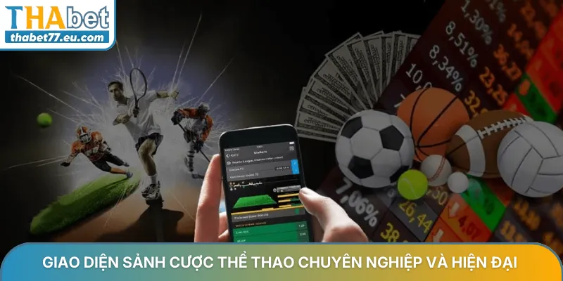 Giao diện sảnh cược thể thao chuyên nghiệp và hiện đại