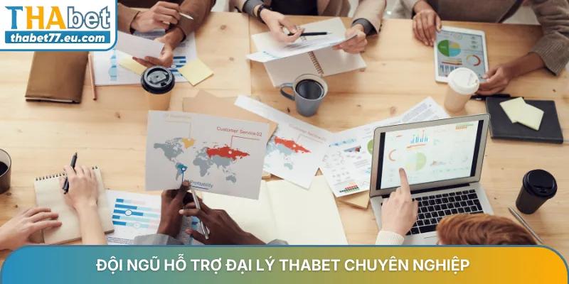 Đội ngũ hỗ trợ đại lý Thabet chuyên nghiệp